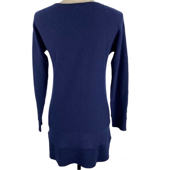 Halogen, Cashmere Blend, Navy Tunic Sweater. Like new condition. S - Picture 3 of 10